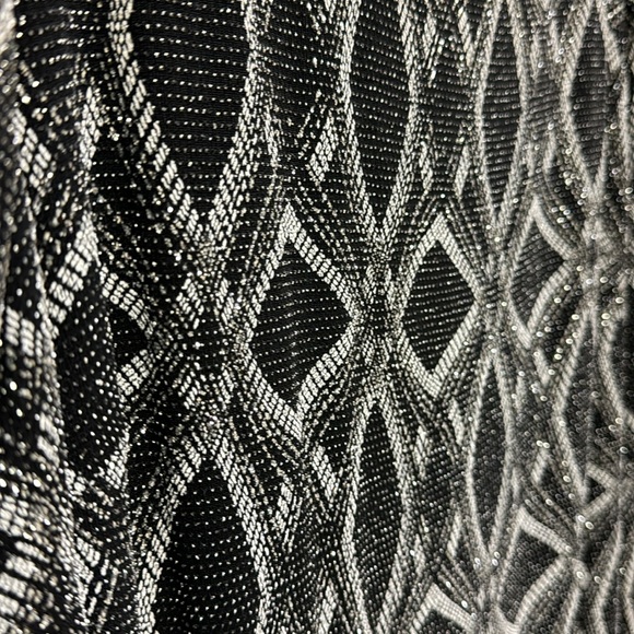 Plus size ignite evenings black-silver formal dress - Picture 3 of 7